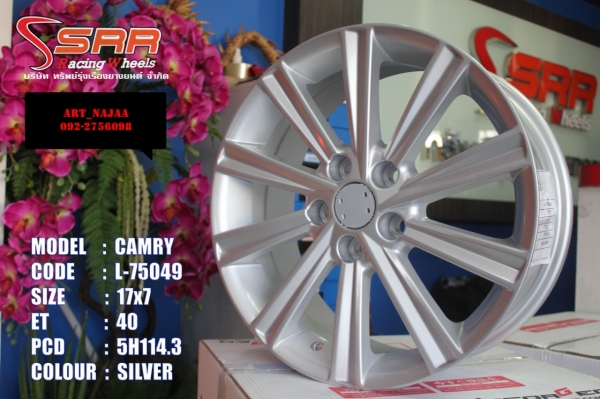 ล้อใหม่ สำหรับใส่ TOYOTA CAMRY  ขนาด 17 นิ้ว วงละ 3000 บาท