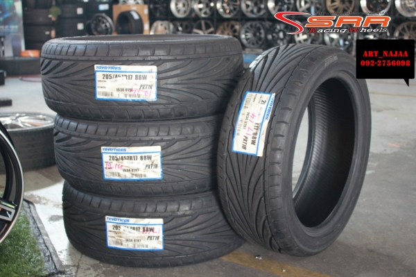 TOYO T1R 205/45R17 เส้นละ 3,900  บาท
