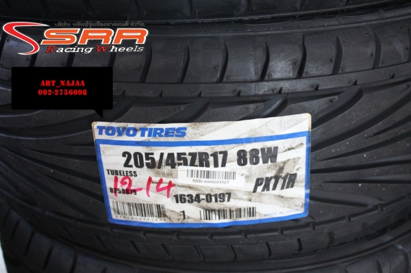TOYO T1R 205/45R17 เส้นละ 3,900  บาท