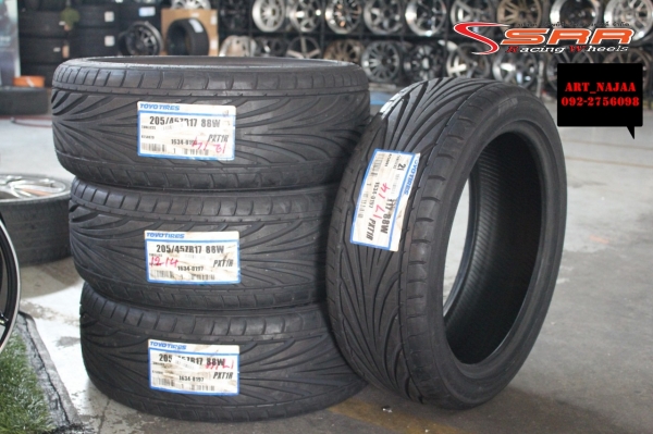 TOYO T1R 205/45R17 เส้นละ 3,900  บาท