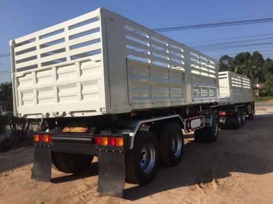 ขายรถพ่วง Hino เครื่อง 344 แรง ปี 55 เบรคแห้ง กระบะดัมพ์แม่ลูกอู่ซีทีทรัค ลูก 3 เพลาแท้