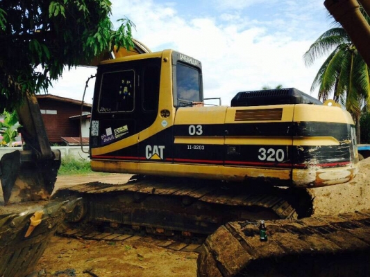 ขายรถแบ็คโฮ CAT 320 V.2 เครื่องเดิม ระบบไฟฟ้าครบ ช่วงล่างดี เล่มทะเบียน ขายรถแบ็คโฮ CAT 320 V.2 เครื่องเดิม ระบบไฟฟ้าครบ ช่วงล่างดี เล่มทะเบียน