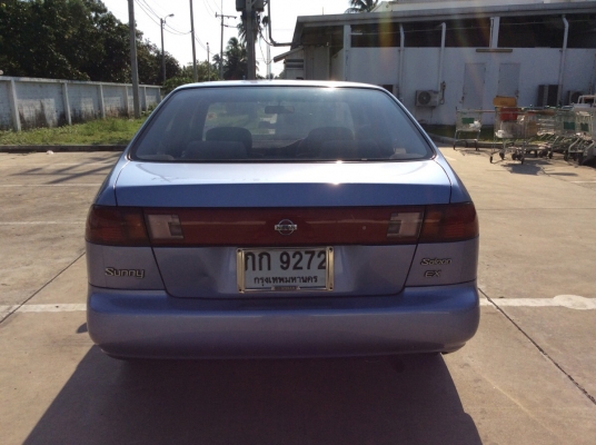 ขายรถสวยๆนิสสัน ซันนนี่ B14 ปี95 เครื่อง 1.5 เกียร์ออโต้ เพาเวอร์ กระจกไฟฟ้าทั้งคัน เซ็นทรัลล็อก ภายในสวยๆเบาะเดิมๆสวยสะอาดแอร์เย็น วิทยุCD ตัวถังเดิมๆสีเงาสวยๆสีบางใสไม่มีชน ยางใหม่ๆ เครื่องดี เกียร์ดี รถขับดีครับ รถสวย พร้อมใช้ ภาษี59 ขายด่วน