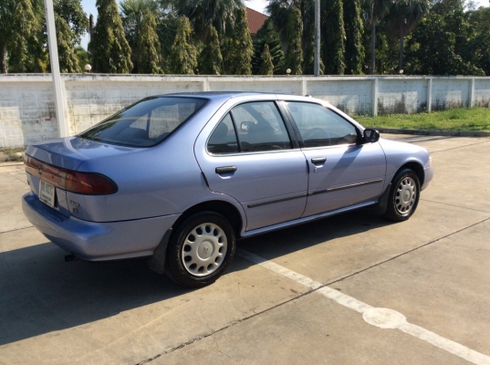 ขายรถสวยๆนิสสัน ซันนนี่ B14 ปี95 เครื่อง 1.5 เกียร์ออโต้ เพาเวอร์ กระจกไฟฟ้าทั้งคัน เซ็นทรัลล็อก ภายในสวยๆเบาะเดิมๆสวยสะอาดแอร์เย็น วิทยุCD ตัวถังเดิมๆสีเงาสวยๆสีบางใสไม่มีชน ยางใหม่ๆ เครื่องดี เกียร์ดี รถขับดีครับ รถสวย พร้อมใช้ ภาษี59 ขายด่วน