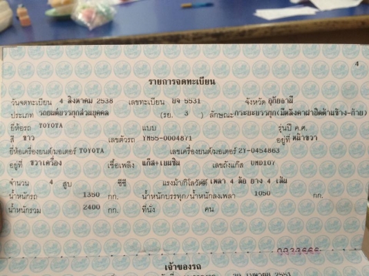 ขายtoyota town ace (ym55) 1995 ทะเบียนแท้ ตรงปี เครื่องเบนซิน 2y 1400cc ติดgas lpg เกียร์คอ ทะเบียน พรบ ประกันชั้น3 เพิ่งต่อมาใหม่ ชุดโอนครบ รถคัทซีสวยไม่มีผุ ตัวถังไม่มีผุ รถรุ่นนี้ หายาก สภาพนี้ด้วย หายากสุดๆ สำหรับท่านทีชอบรถญี่ปุ่น ไม่ควรพลาด