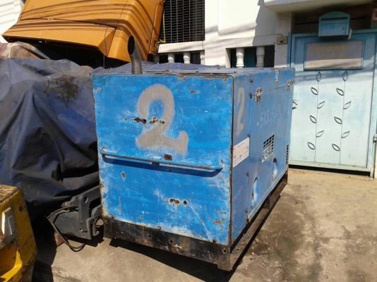 ปั้มลมแอร์แมน PDS 125 S พร้อมหัวแย็กปูนและสายลมพร้อมใช้