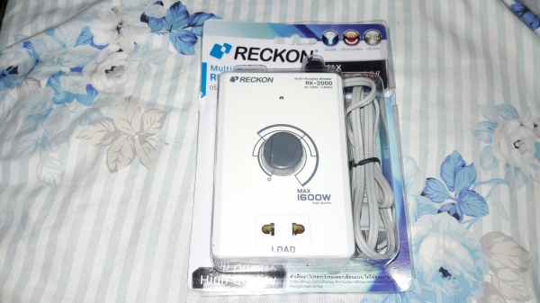 ขายกล่องปรับรอบมอเตอร์ไฟฟ้าและหรี่ไฟได้RECKON MAX1600W