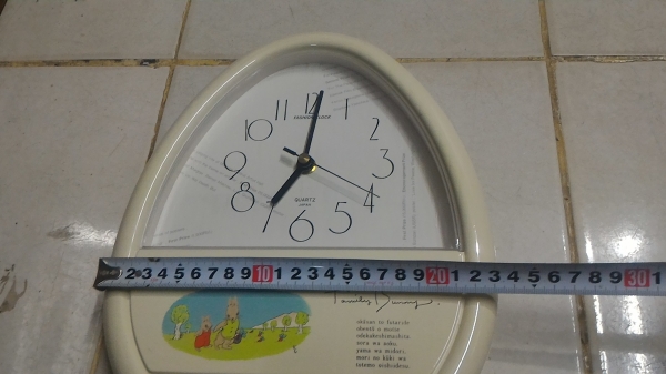 นาฬิกา QUARTZ บันทึกเสียงต่างๆได้ จากญี่ปุ่นแบบแขวงผนัง