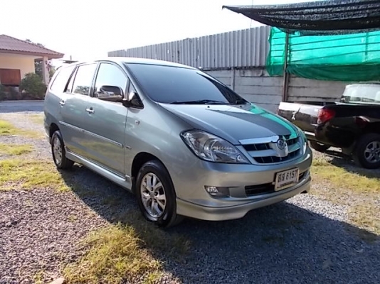 toyota innova 2.0v top ไม่เคยติดก๊าซทุกชนิด