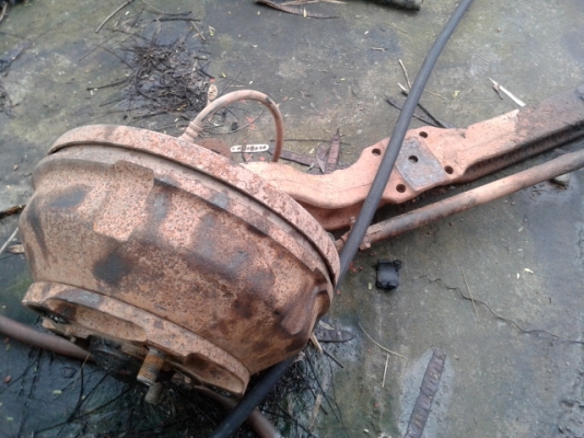 คานหน้า ุ 6 ล้อ ถอดออกจาก 6 ล้อ มิตซู   พร้อมใช้งานสภาพสวย