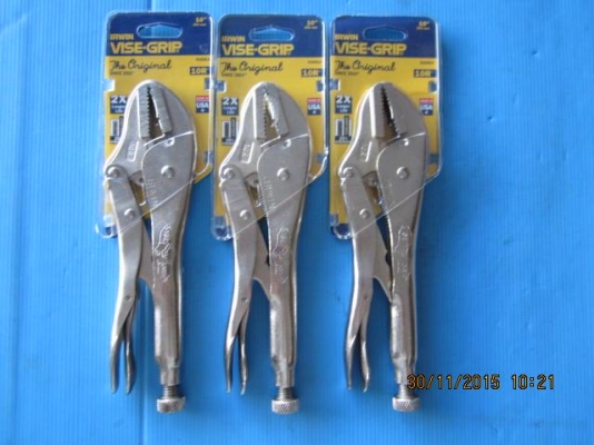 ขายคีมล็อคปากแบน VISE GRIP 8R MADE IN USA.