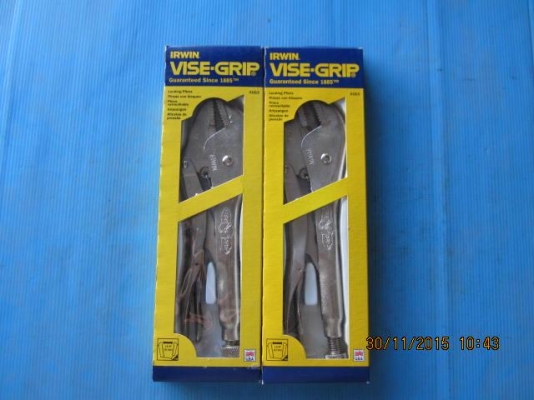 ขายคีมล็อคปากแบน VISE GRIP 8R MADE IN USA.