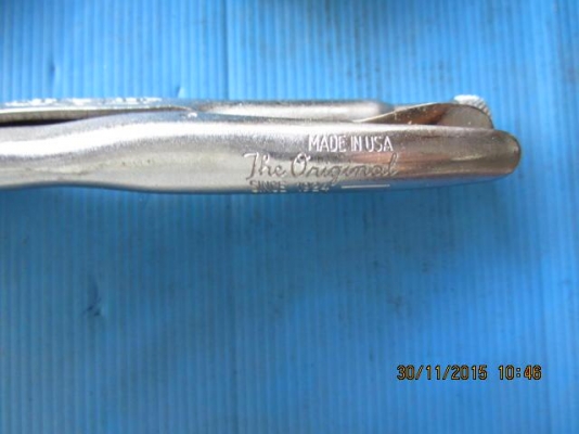 ขายคีมล็อคปากแบน VISE GRIP 8R MADE IN USA.