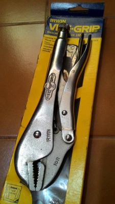 ขายคีมล็อคปากแบน VISE GRIP 8R MADE IN USA.