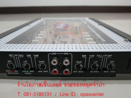 เพาเวอร์แอมป์ 4CH Posidon 2500Watts.max รุ่น PS485S สภาพดี ขายถูก