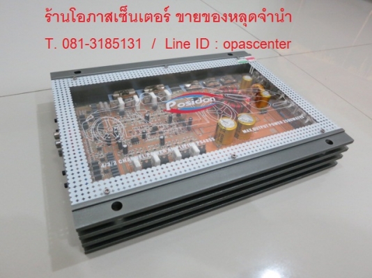 เพาเวอร์แอมป์ 4CH Posidon 2500Watts.max รุ่น PS485S สภาพดี ขายถูก