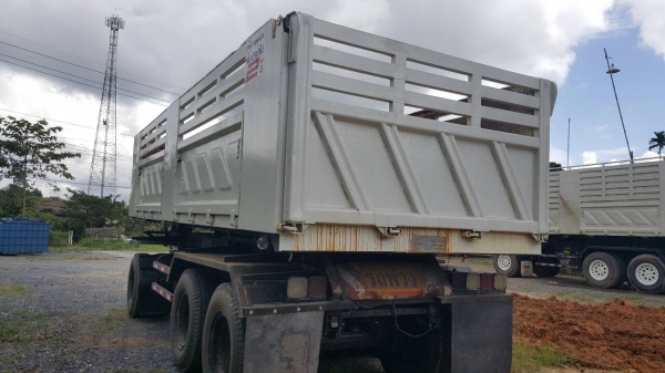 ขายค่ะหางพ่วง- 3 เพลาแท้ หางห้างแท้  ( ปี 51 ) สามมิตร  พร้อมใช้งาน  เล่มติดมือ....