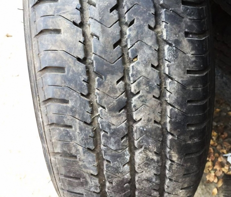 กระทะบรรทุก1คู่พร้อมยางMichelin ดอกเต็ม