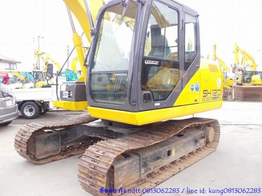 รถขุด 12 ตัน SH120-5 # SMT120A5H00SC1268 Sumitomo รอนำเข้าจากญี่ปุุ่น โทร.กุ้ง:0813062283
