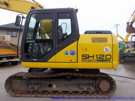 รถขุด 12 ตัน SH120-5 # SMT120A5H00SC1268 Sumitomo รอนำเข้าจากญี่ปุุ่น โทร.กุ้ง:0813062283