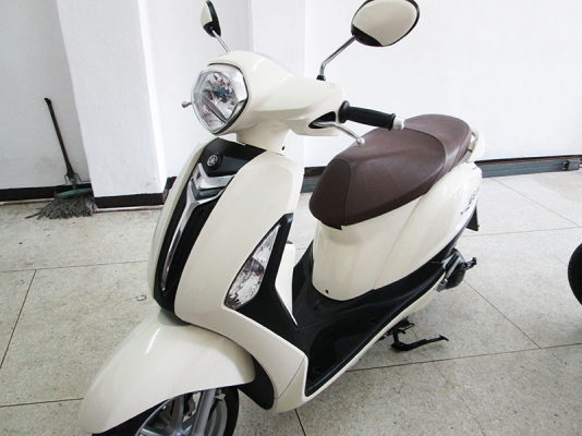 ขาย Grand Filano ปี 2015 ไมล์แท้ 5313 กม รถหัวฉีดประหยัดน้ำมันสูงสุดถึง 60 กม./ลิตร ที่เก็บของใต้เบาะขนาดใหญ่ สีขาว