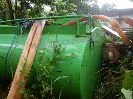 ถังน้ำพร้อมเครื่องท้าย ขนาดใส่กับรถกระบะบิ๊กอัพ ขนาดบรรจุ 1,600 ลิตร  สภาพสวยใหม่เดิมๆ