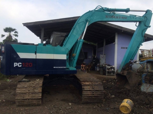 ขายKOMATSU PC120-2 เต็ม ลอลเลอร์7ลูกใหม่หมด บุ้งกี๋หนาพิเศษ  สภาพสวย พร้อมใช้งาน เอวไม่หลวม ใบแทร็กยาว80เซน เครื่องปั้มเก่าญี่ปุ่น มีแอร์พร้อมพัดลมปรับอากาศเย็นเจี๊ยบ ราคาต่อรองคุยกันได้