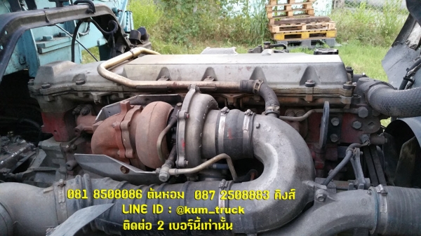 Hino สมอทอง ปี 45 ติดเครน 5 ตัน 6 ปลอก