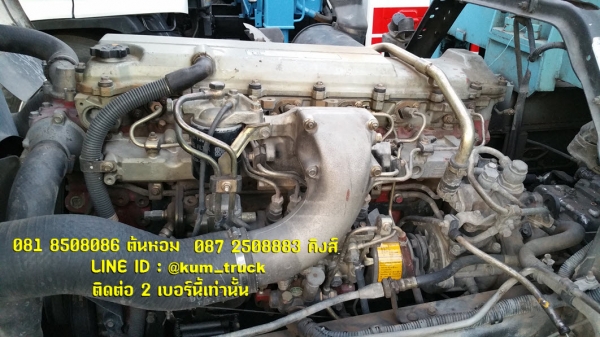 Hino สมอทอง ปี 45 ติดเครน 5 ตัน 6 ปลอก