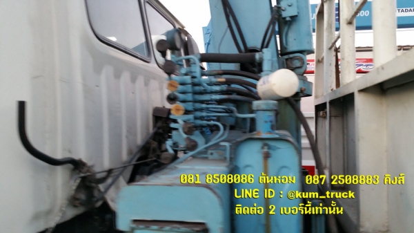 Hino สมอทอง ปี 45 ติดเครน 5 ตัน 6 ปลอก