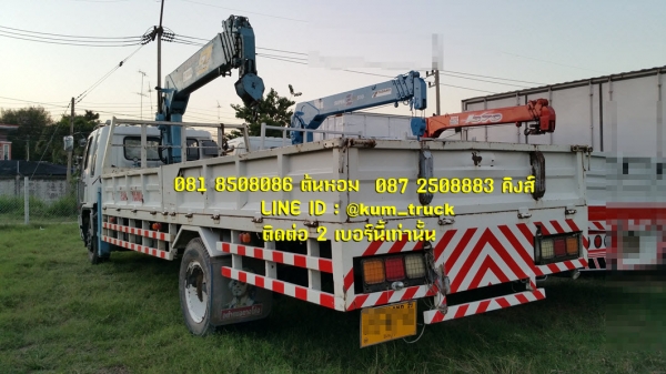 Hino สมอทอง ปี 45 ติดเครน 5 ตัน 6 ปลอก