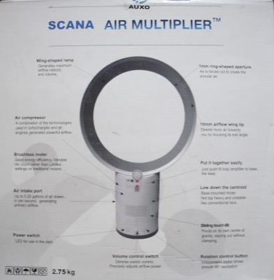 พัดลมไร้ใบ ขนาด 12 นิ้ว พัดลมไร้ใบ ขนาด 12 นิ้ว