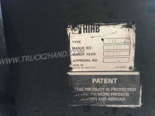 เฮี๊ยบ ขนาด 5 ตัน  TYPE 140  MANUF.NO 11657  MANUF YEAR 1995