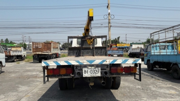 รถบรรทุกติดเครน ยี่ห้อ HINO   รุ่น FF173A ปีจดทะเบียน 2544 มีภาพวีดีโอประกอบการตัดสินใจด้วยครับ