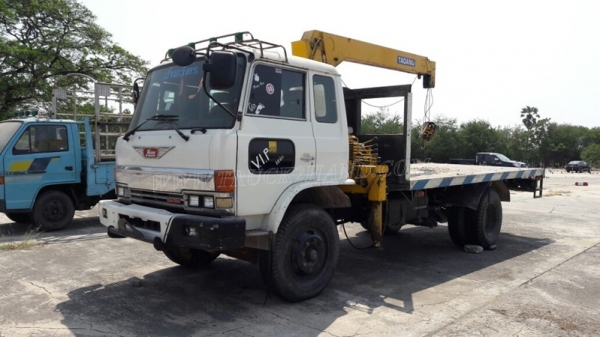 รถบรรทุกติดเครน ยี่ห้อ HINO   รุ่น FF173A ปีจดทะเบียน 2544 มีภาพวีดีโอประกอบการตัดสินใจด้วยครับ