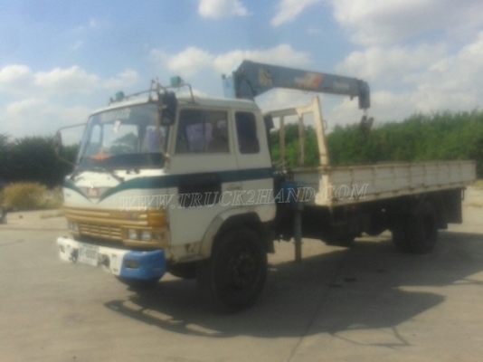 รถบรรทุกติดเครน HINO  เครนยี่ห้อ TADANO 195 แรงม้า ปีจดทะเบียน 2541