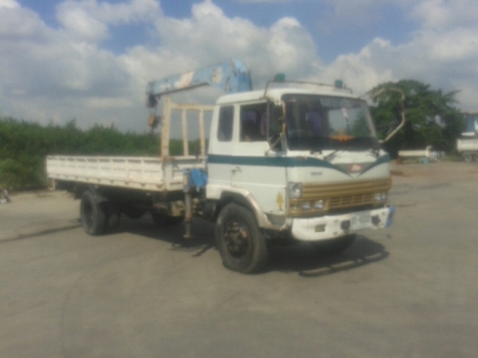 รถบรรทุกติดเครน HINO  เครนยี่ห้อ TADANO 195 แรงม้า ปีจดทะเบียน 2541