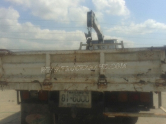 รถบรรทุกติดเครน HINO  เครนยี่ห้อ TADANO 195 แรงม้า ปีจดทะเบียน 2541