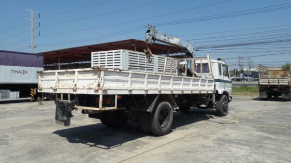 รถบรรทุกติดเครน HINO  เครนยี่ห้อ TADANO 195 แรงม้า ปีจดทะเบียน 2541