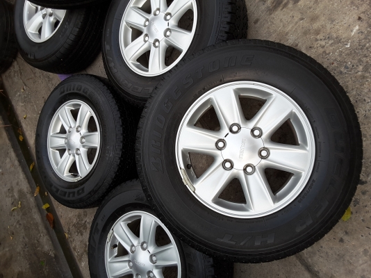 ล้อ isuzu ขอบ 16 พร้อมยาง 245 70 16 ปี 12 ชุดล่ะ 8500