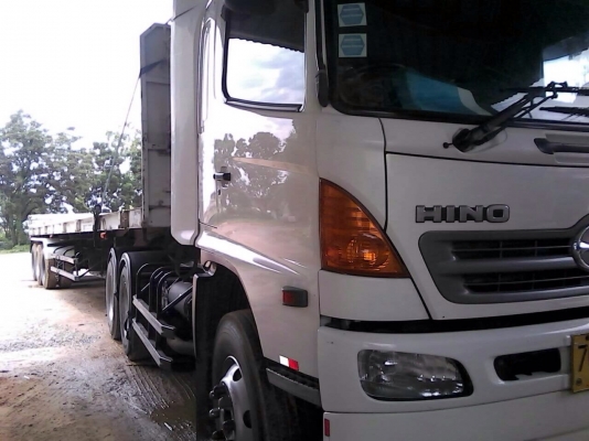 ขายด่วนรถสิบล้อหัวลาก พร้อมหางสามเพลา  HINO  MEGA 344  ปี 51  รถสภาพดีมาก  พร้อมใช้งาน เอกสารพร้อม