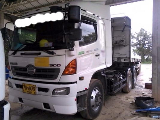 ขายด่วนรถสิบล้อหัวลาก พร้อมหางสามเพลา  HINO  MEGA 344  ปี 51  รถสภาพดีมาก  พร้อมใช้งาน เอกสารพร้อม