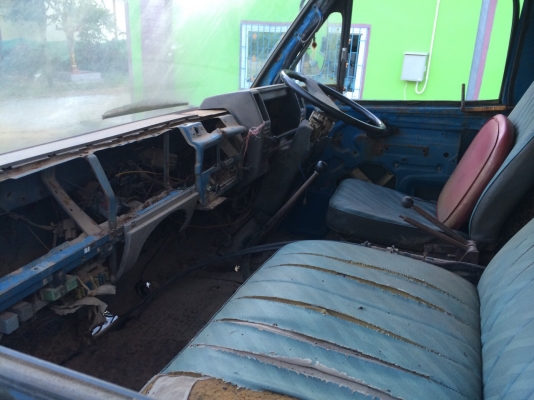 6ล้อดั้ม 110แรง ISUZU NPR59LU-7102057 เครื่องสวย 4BE1-750131..เฟืองท้ายใหญ่ Fหน้า Fหลัง..