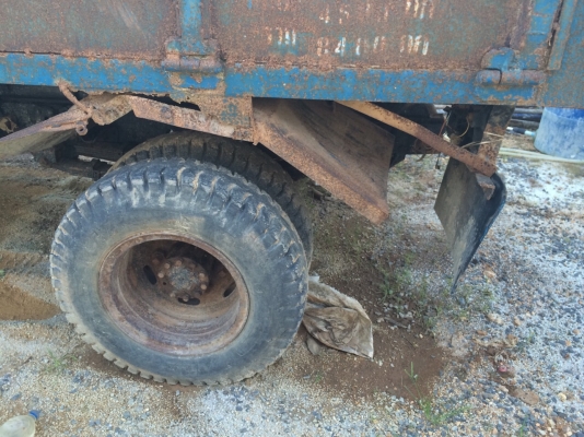 6ล้อดั้ม 110แรง ISUZU NPR59LU-7102057 เครื่องสวย 4BE1-750131..เฟืองท้ายใหญ่ Fหน้า Fหลัง..