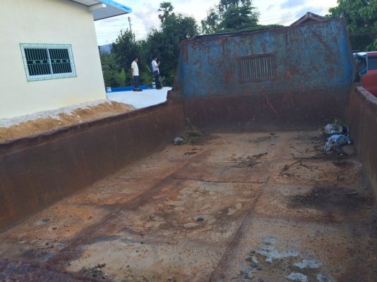 6ล้อดั้ม 110แรง ISUZU NPR59LU-7102057 เครื่องสวย 4BE1-750131..เฟืองท้ายใหญ่ Fหน้า Fหลัง..