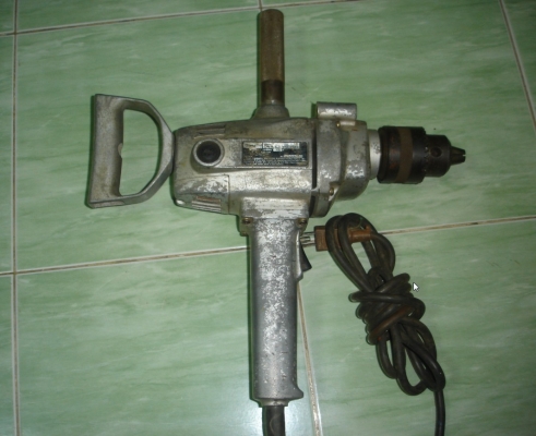 ขายสว่านรอบช้า ยี่ห้อ hitachi รุ่น PU-PM3 หัวสว่านจับดอกได้ 16 mm ใช้งานได้ปกติ