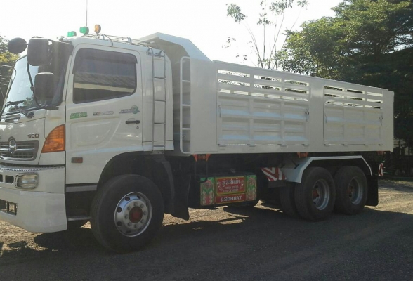 สิบล้อ ฮีโน่ 344ปี55 ซีรี500 ดั้ม-แม่&amp;ลูก3คาน สภาพดีสวยบางเดิมๆไม่มีชน ทะเบียนพร้อมโอน