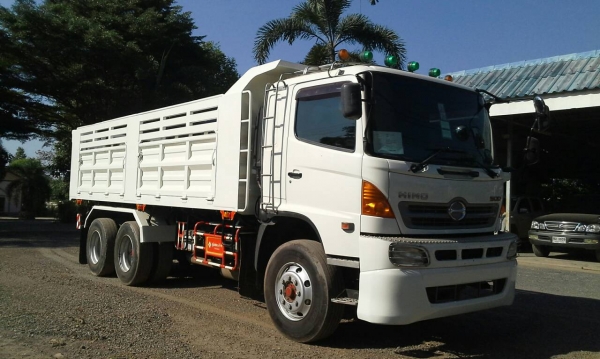 สิบล้อ ฮีโน่ 344ปี55 ซีรี500 ดั้ม-แม่&amp;ลูก3คาน สภาพดีสวยบางเดิมๆไม่มีชน ทะเบียนพร้อมโอน