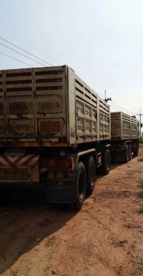 สิบล้อ ฮีโน่ 344ปี55 ซีรี500 ดั้ม-แม่&amp;ลูก3คาน สภาพดีสวยบางเดิมๆไม่มีชน ทะเบียนพร้อมโอน