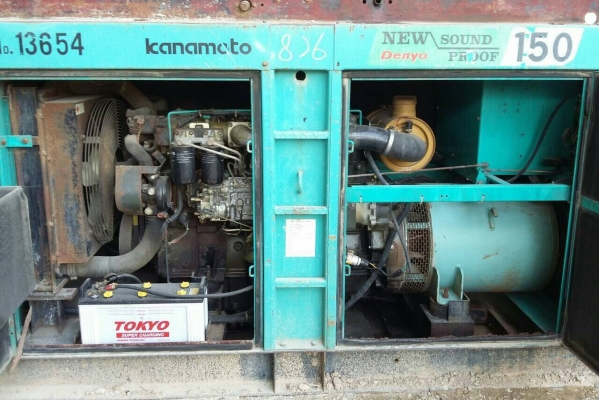 ขายเครื่องปั่นไฟสภาพดี มือสองจากญี่ปุ่น พร้อมใช้งาน